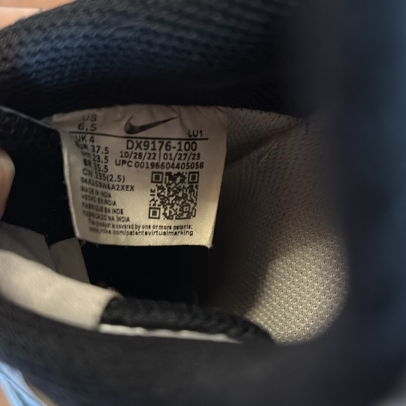 Nike Gamma force black and white — womens sz 6.5 - Picture 12 of 12